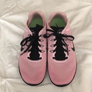 Nike Free RN Size 10 Pink with Black